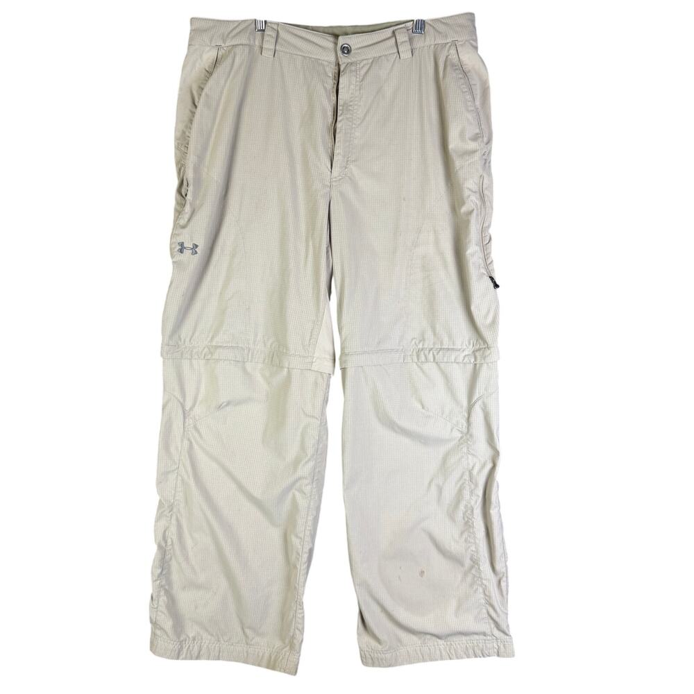 Under Armour Zip Away Convertible Ripstop Outdoor Fishing Hiking Pants Men 36x30